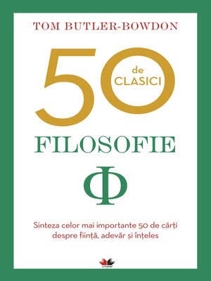 cover image of 50 de clasici. Filosofie